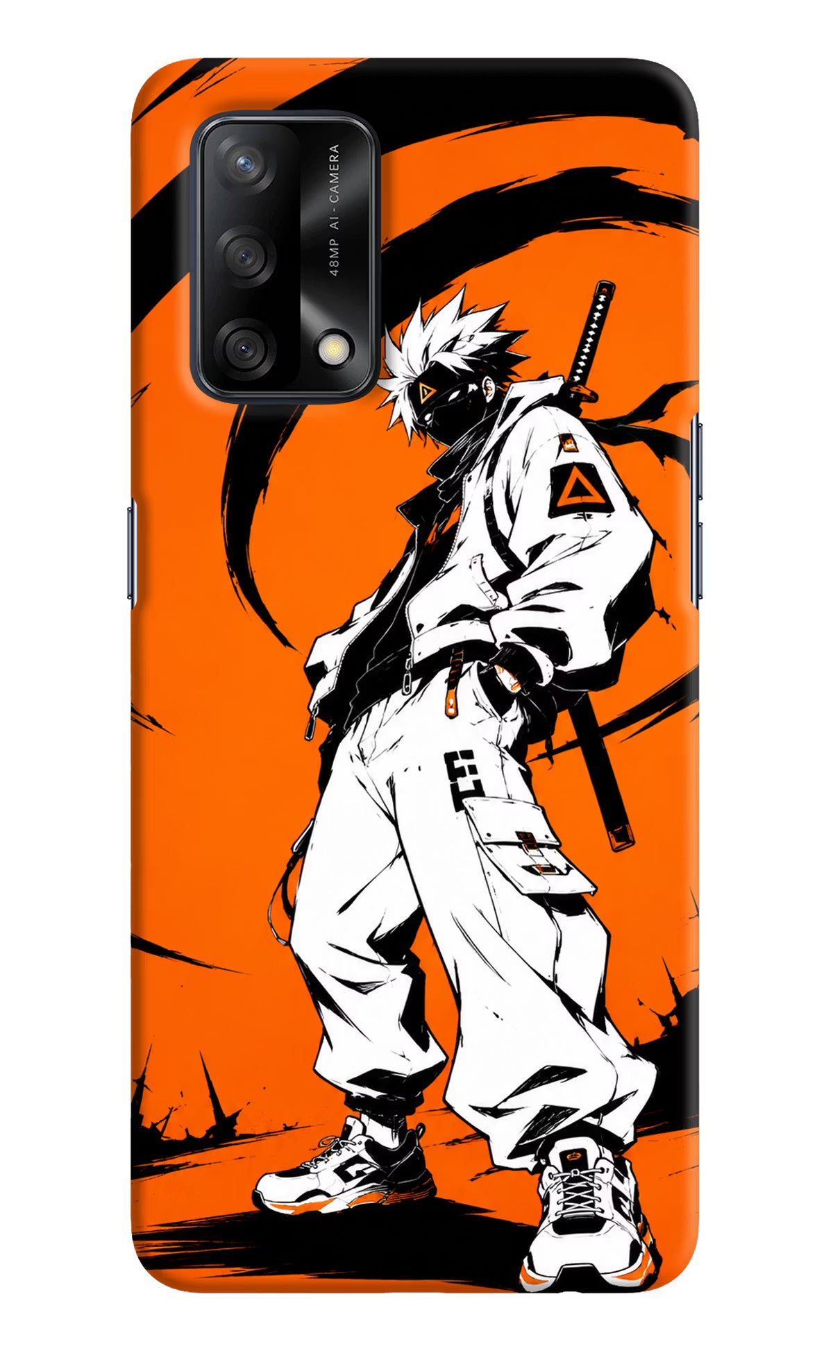 Street Samurai  Oppo F19/F19s Hard Case Back Cover by Casekaro