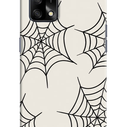 Spider Web Oppo F19/F19s Hard Case Back Cover by Casekaro