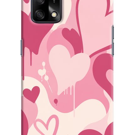 Hearty case Oppo F19/F19s Hard Case Back Cover by Casekaro