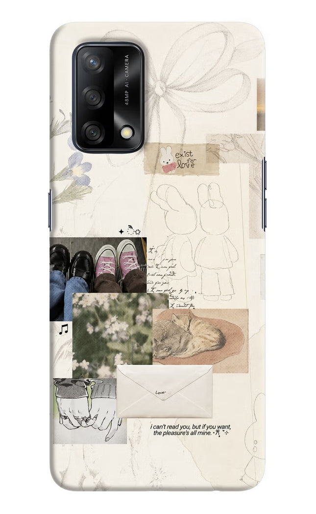 Soft Aesthetic Oppo F19/F19s Hard Case Back Cover by Casekaro