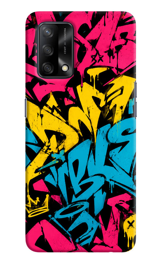 Graffiti Vibe Oppo F19/F19s Hard Case Back Cover by Casekaro