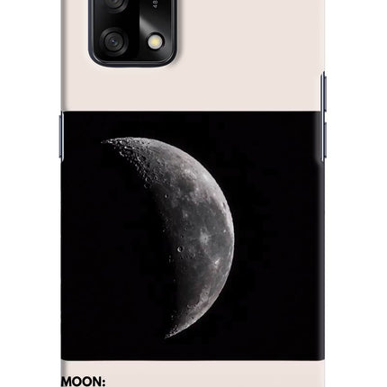 Moon Phase Oppo F19/F19s Hard Case Back Cover by Casekaro