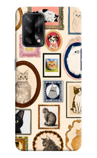 Mirror Cats Oppo F19/F19s Hard Case Back Cover by Casekaro