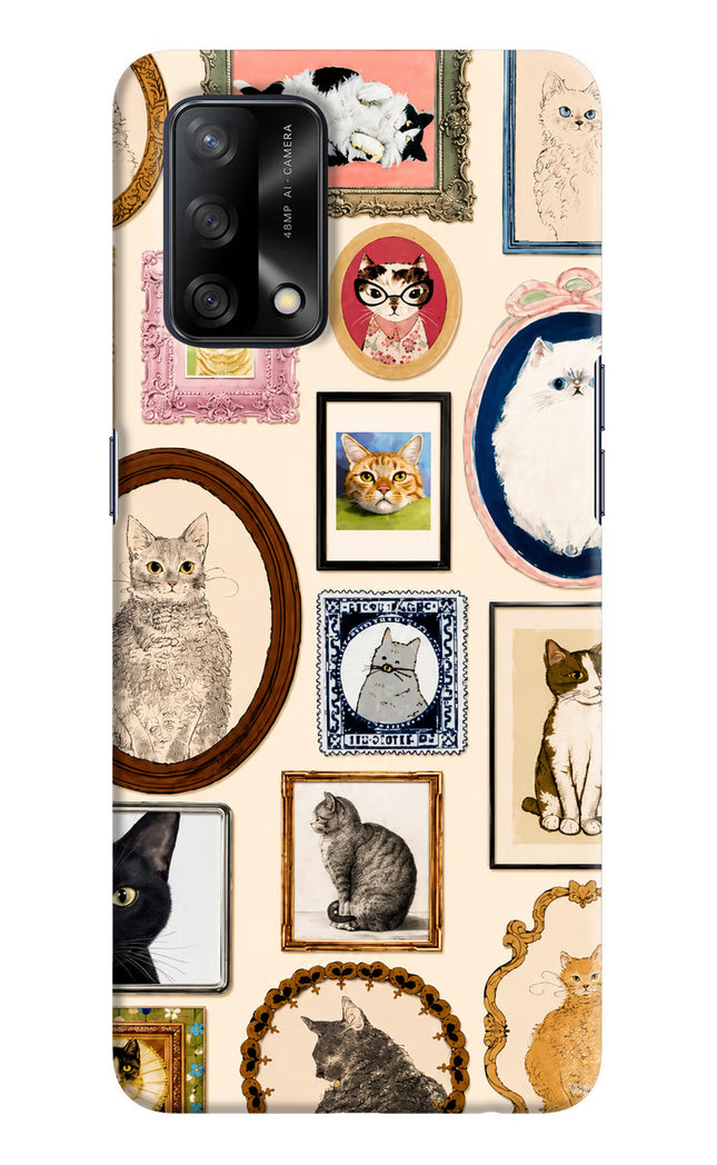 Mirror Cats Oppo F19/F19s Hard Case Back Cover by Casekaro