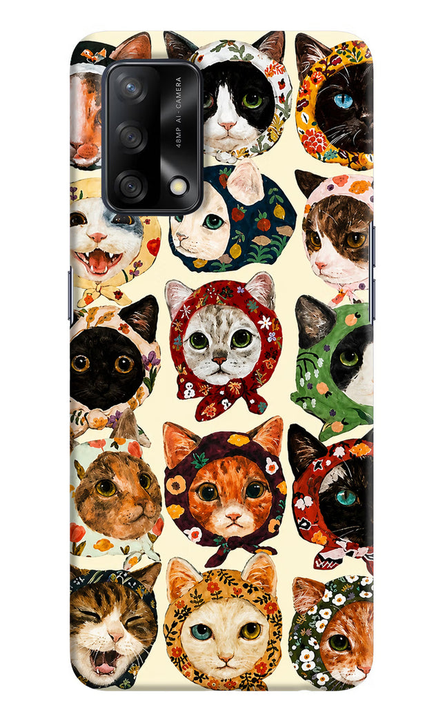 Cool Cat Oppo F19/F19s Hard Case Back Cover by Casekaro