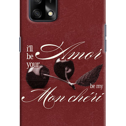Velvet Cherry Oppo F19/F19s Hard Case Back Cover by Casekaro