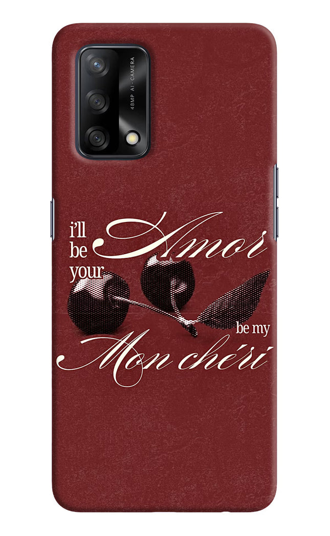 Velvet Cherry Oppo F19/F19s Hard Case Back Cover by Casekaro