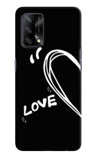 Love Line Oppo F19/F19s Hard Case Back Cover by Casekaro