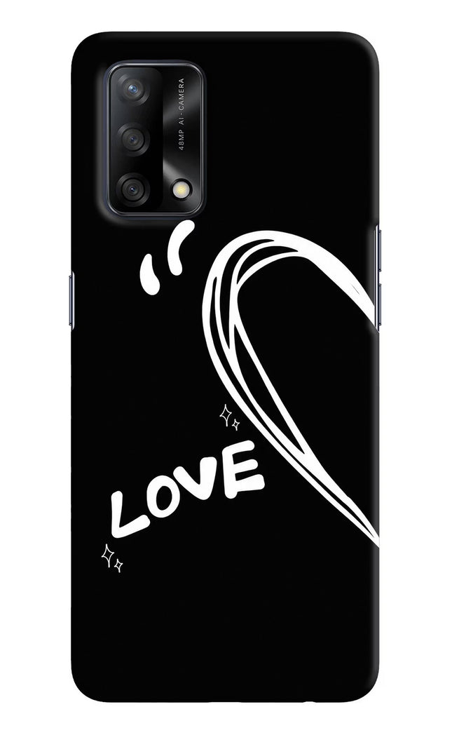 Love Line Oppo F19/F19s Hard Case Back Cover by Casekaro