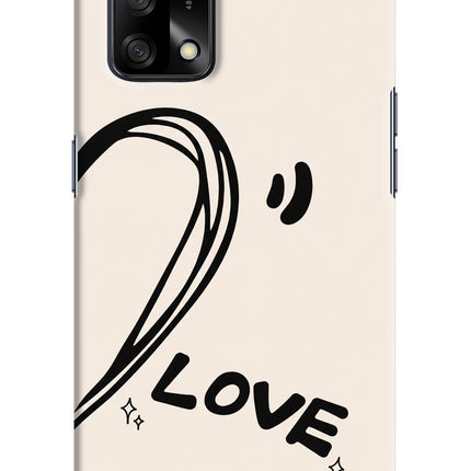 Soul Line Oppo F19/F19s Hard Case Back Cover by Casekaro