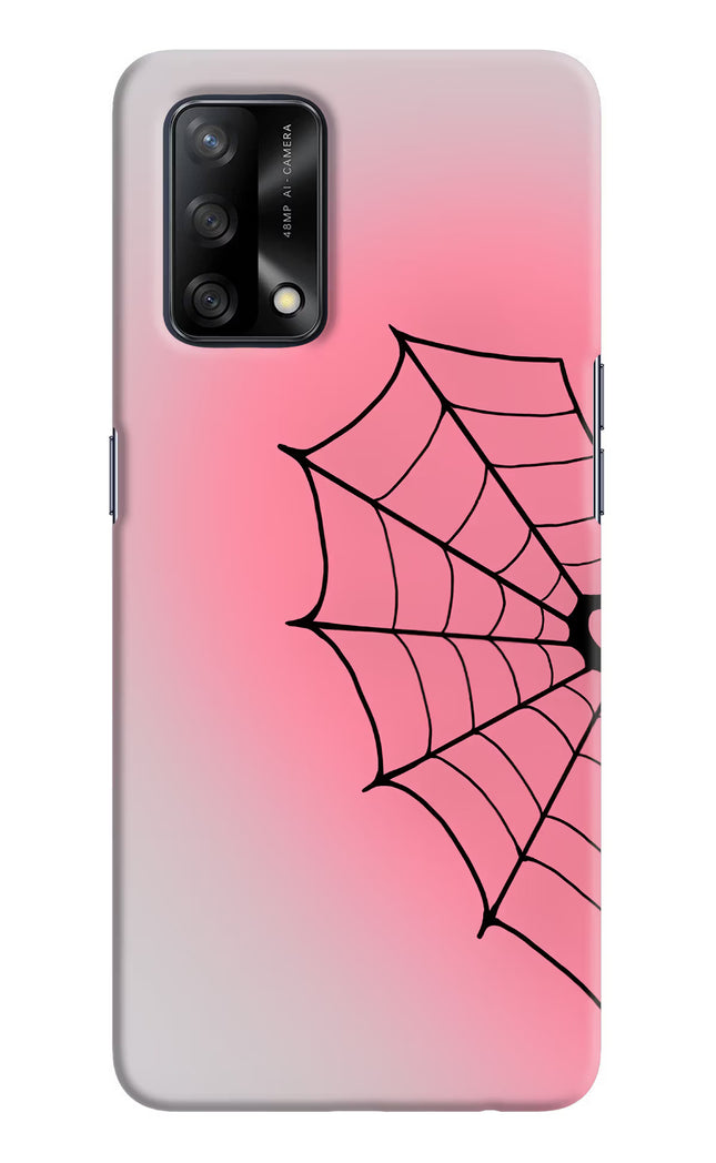 Pink Web Oppo F19/F19s Hard Case Back Cover by Casekaro