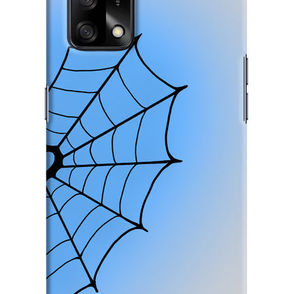 Blue Web Oppo F19/F19s Hard Case Back Cover by Casekaro