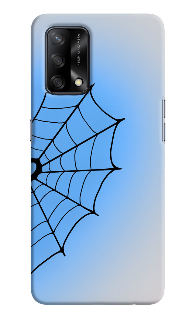 Blue Web Oppo F19/F19s Hard Case Back Cover by Casekaro