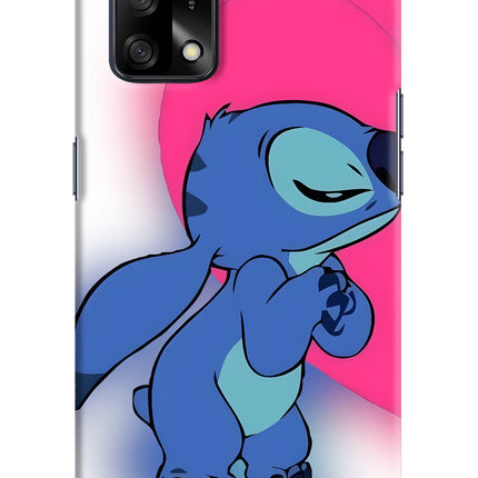 Stitch Hug Oppo F19/F19s Hard Case Back Cover by Casekaro