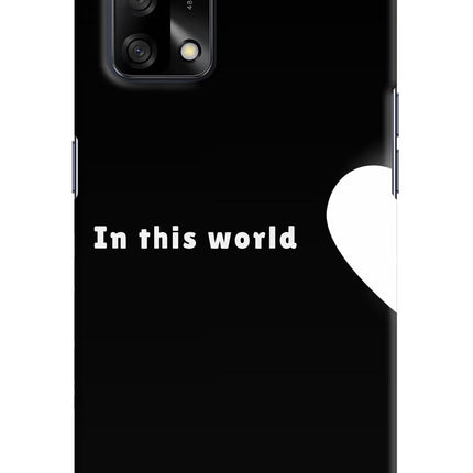 This World Oppo F19/F19s Hard Case Back Cover by Casekaro