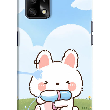 Bunny Treat Oppo F19/F19s Hard Case Back Cover by Casekaro