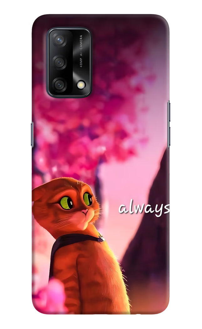 Always Cat Oppo F19/F19s Hard Case Back Cover by Casekaro