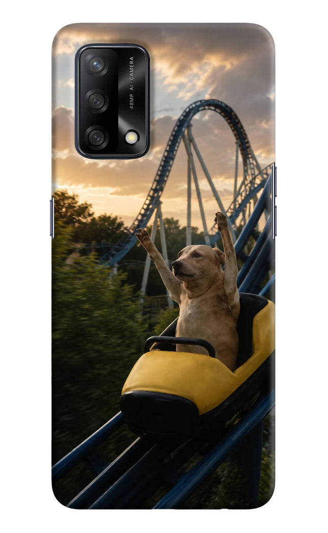 Rollercoaster Dog Oppo F19/F19s Hard Case Back Cover by Casekaro