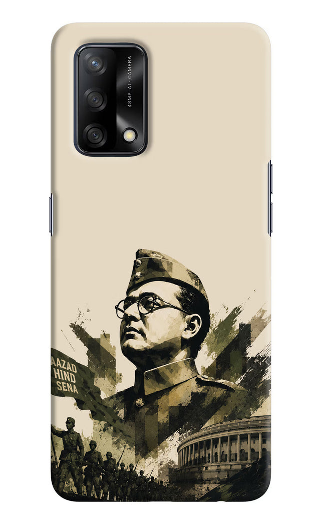 Netaji Rising Oppo F19/F19s Hard Case Back Cover by Casekaro