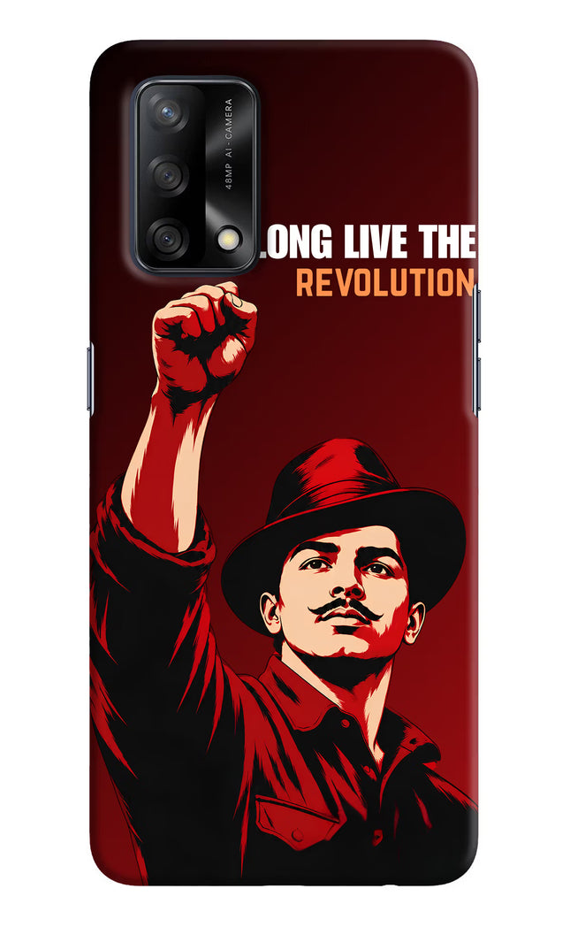 Bhagat Singh Revolution Oppo F19/F19s Hard Case Back Cover by Casekaro