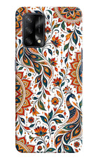 White Mayura Oppo F19/F19s Back Cover