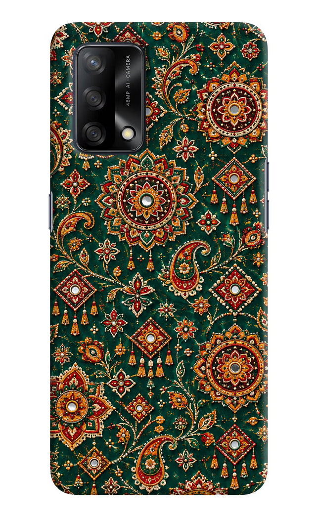 Green Pataka Oppo F19/F19s Hard Case Back Cover by Casekaro