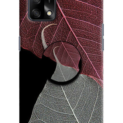 Leaf Pattern Oppo F19/F19s Pop Case by Casekaro