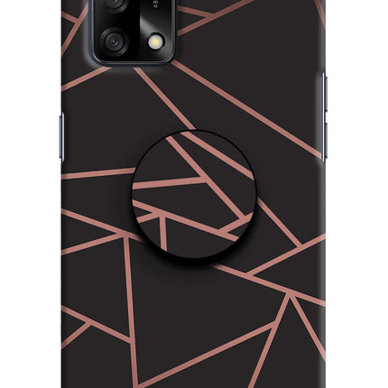 Geometric Pattern Oppo F19/F19s Pop Case by Casekaro