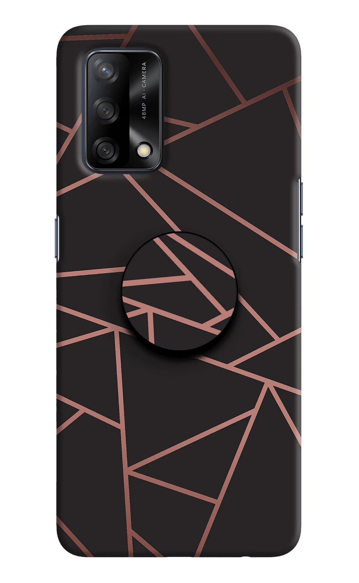 Geometric Pattern Oppo F19/F19s Pop Case by Casekaro