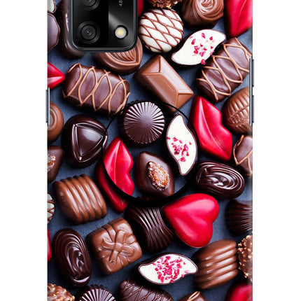 Chocolates Oppo F19/F19s Pop Case by Casekaro
