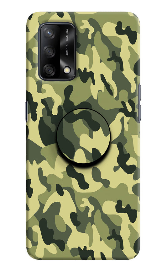 Camouflage Oppo F19/F19s Pop Case by Casekaro