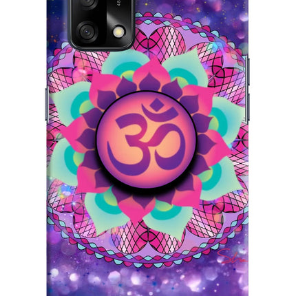 Om Purple Oppo F19/F19s Pop Case by Casekaro