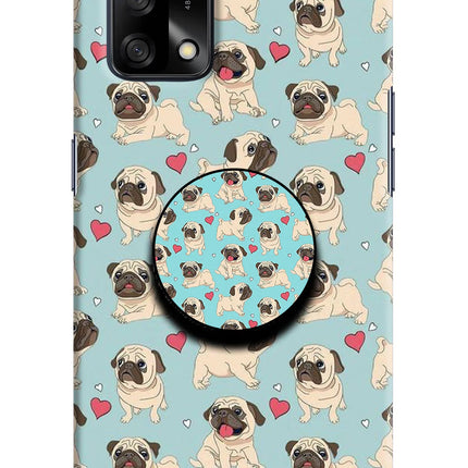 Pug Dog Oppo F19/F19s Pop Case by Casekaro