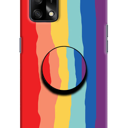 Rainbow Oppo F19/F19s Pop Case by Casekaro