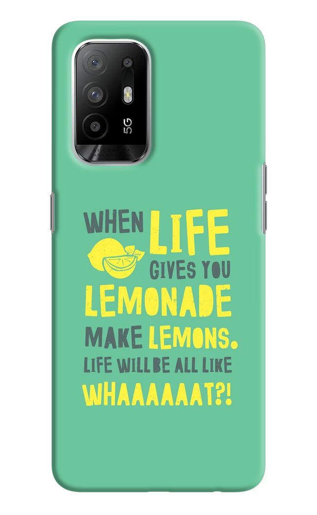 Quote Oppo F19 Pro+ Hard Case Back Cover by Casekaro