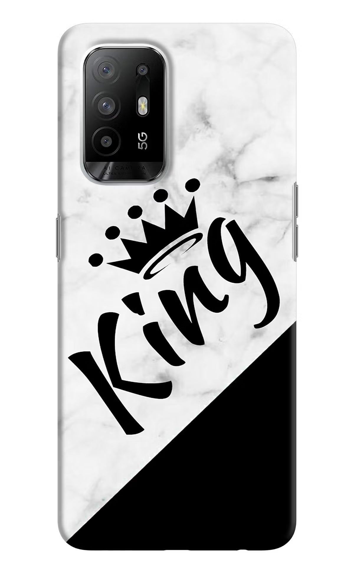 King Oppo F19 Pro+ Hard Case Back Cover by Casekaro