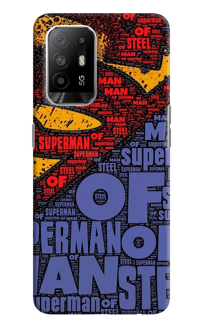 Superman Oppo F19 Pro+ Hard Case Back Cover by Casekaro