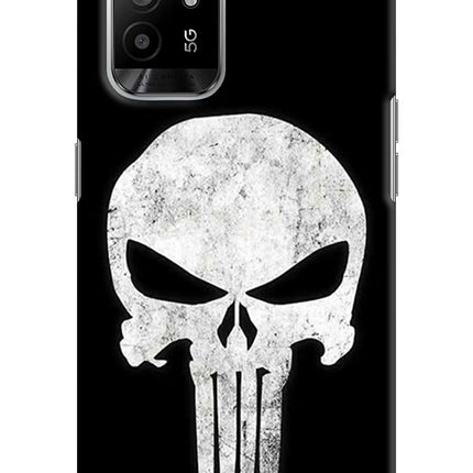 Punisher Skull Oppo F19 Pro+ Hard Case Back Cover by Casekaro
