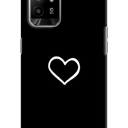 Heart Oppo F19 Pro+ Hard Case Back Cover by Casekaro