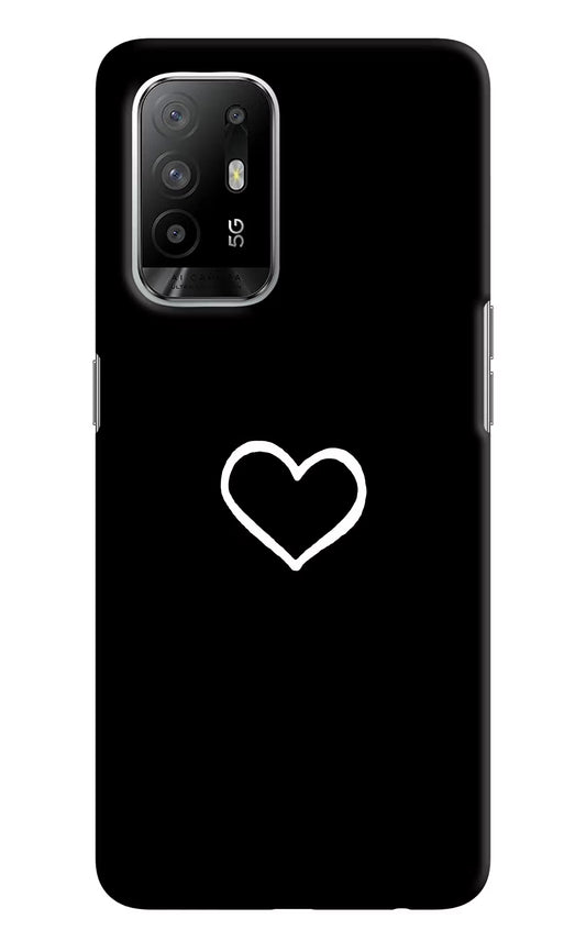 Heart Oppo F19 Pro+ Hard Case Back Cover by Casekaro