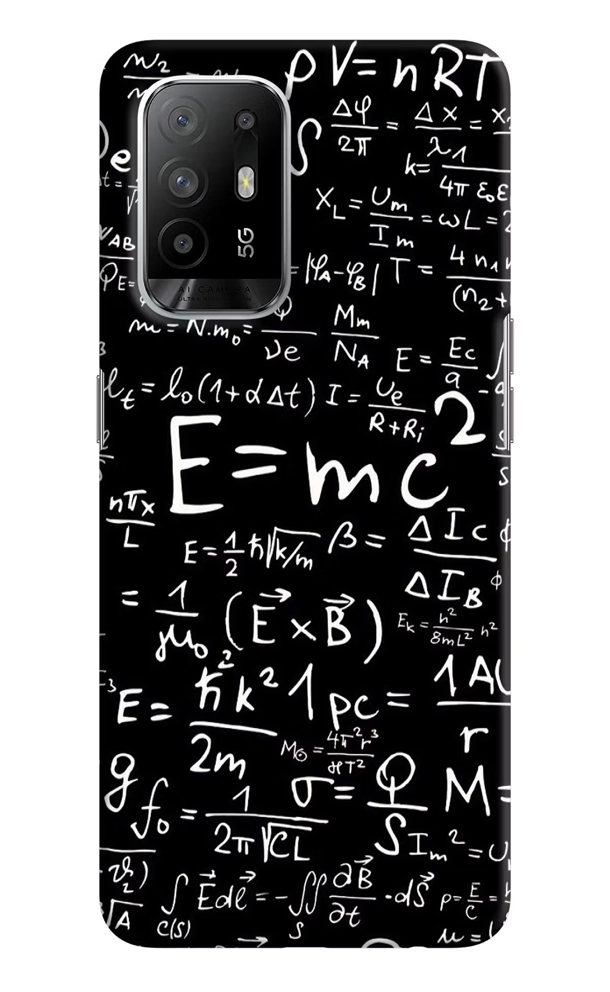 Physics Formula Oppo F19 Pro+ Hard Case Back Cover by Casekaro