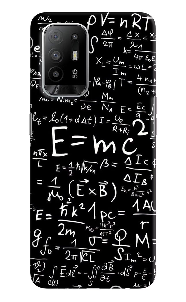 Physics Formula Oppo F19 Pro+ Hard Case Back Cover by Casekaro