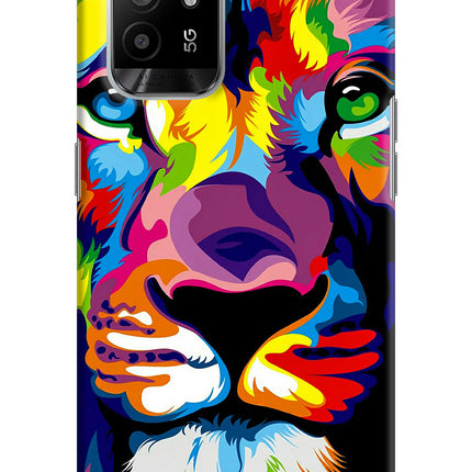 Lion Oppo F19 Pro+ Hard Case Back Cover by Casekaro
