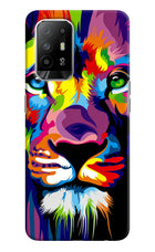 Lion Oppo F19 Pro+ Hard Case Back Cover by Casekaro