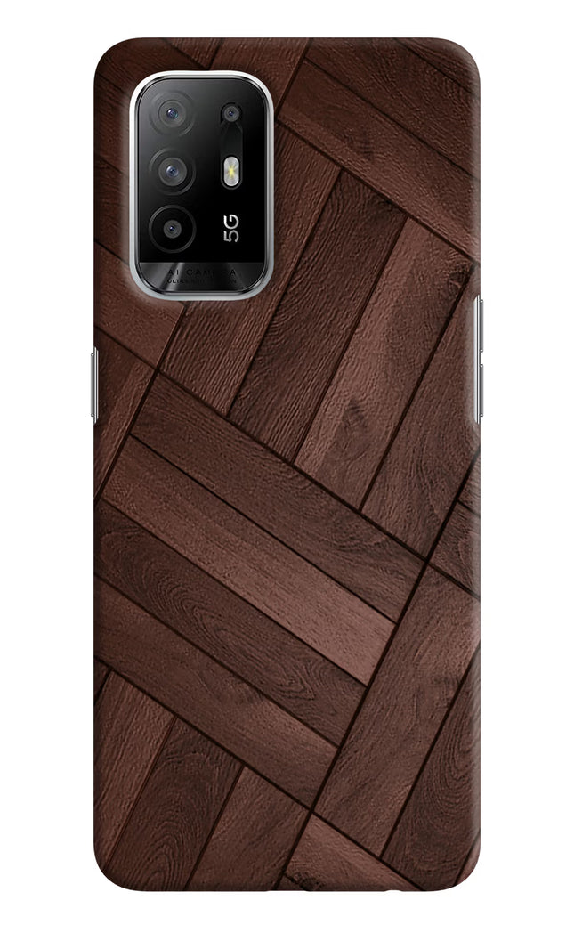 Wooden Texture Design Oppo F19 Pro+ Hard Case Back Cover by Casekaro