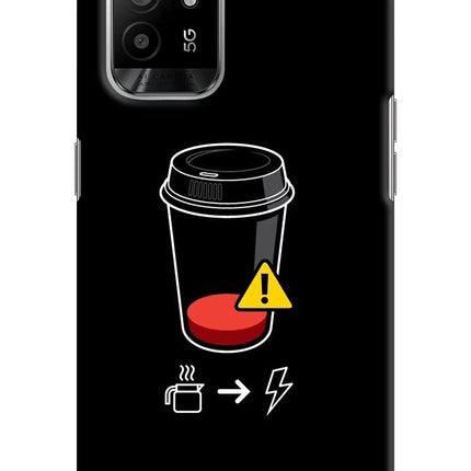 Coffee Oppo F19 Pro+ Hard Case Back Cover by Casekaro