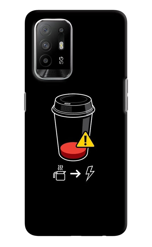 Coffee Oppo F19 Pro+ Hard Case Back Cover by Casekaro