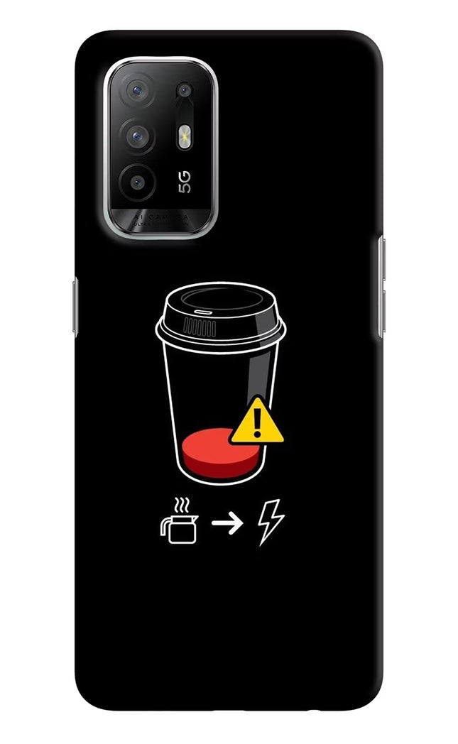 Coffee Oppo F19 Pro+ Hard Case Back Cover by Casekaro