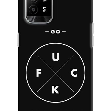 Go Fuck Yourself Oppo F19 Pro+ Hard Case Back Cover by Casekaro