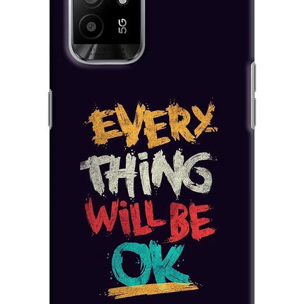 Everything Will Be Ok Oppo F19 Pro+ Hard Case Back Cover by Casekaro